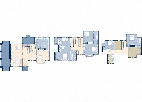 Floor plan for 6 beds, 4 baths, 2700 sqft